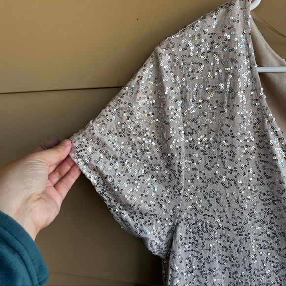 Victoria's Secret Supermodel Essentials Sequin Oversized Mini Dress - Size XS - Picture 2 of 5